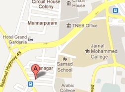 Map of EGS India Location in Trichy